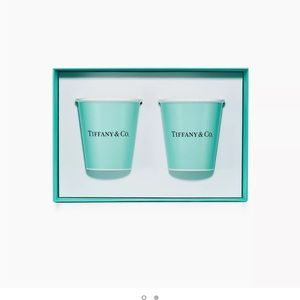 TIFFANY & Co. ®EVERYDAY OBJECTS COLLECTION BONE CHINA COFFE/TEA/BEVERAGE cups